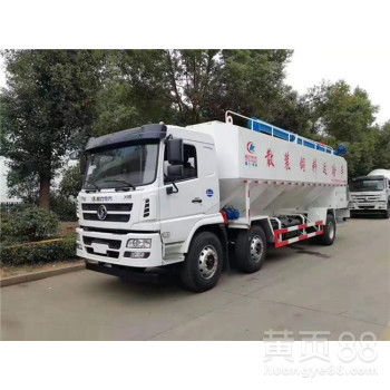 江淮格爾發(fā)小三軸短軸飼料車 漂亮大氣的散裝飼料運輸利器